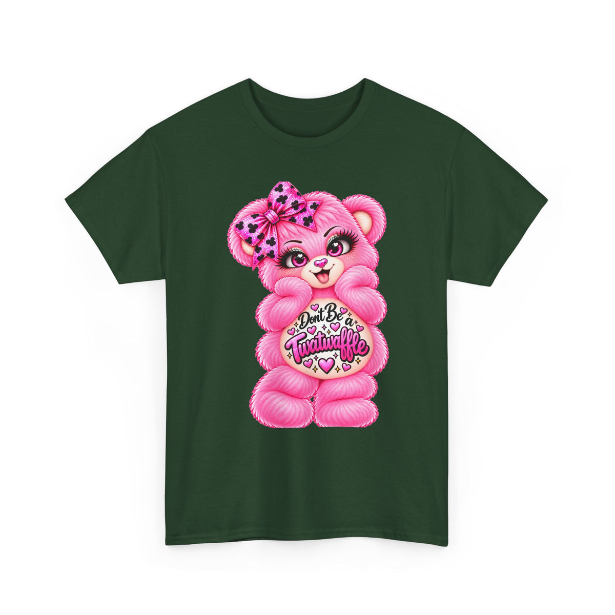 MooStache Sassy Bear Unisex Tee |  Twatwaffle Bear