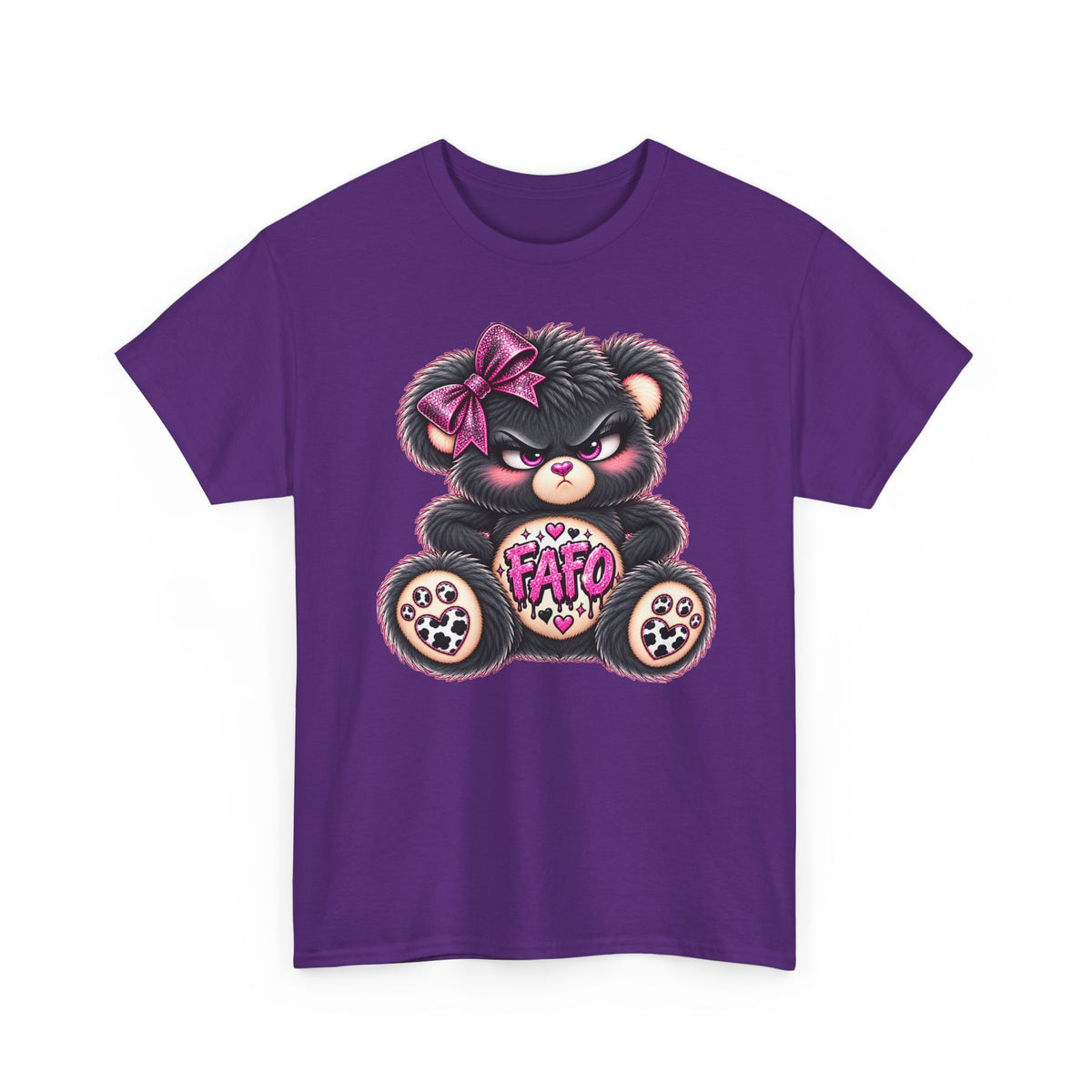MooStache Sassy Bear Unisex Tee | FAFO Bear