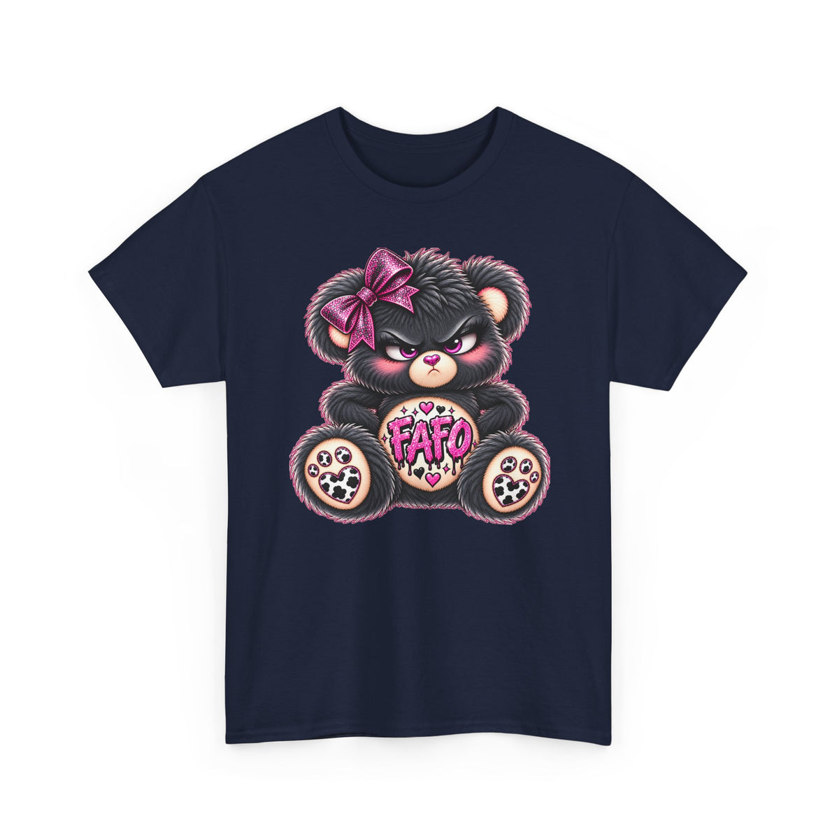 MooStache Sassy Bear Unisex Tee | FAFO Bear
