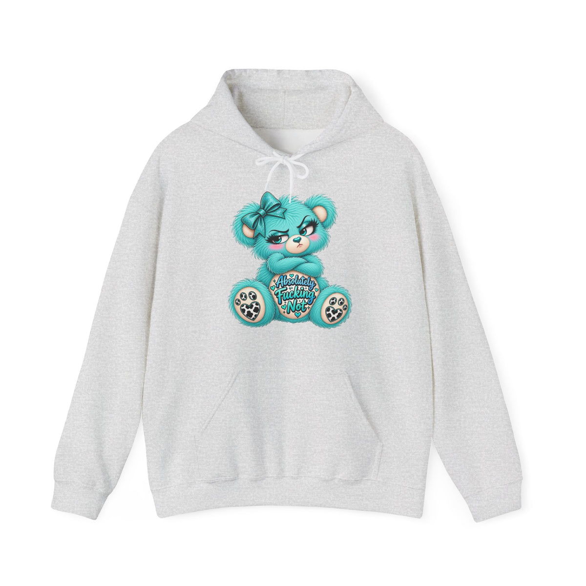MooStache Sassy Bear Unisex Hoodie | Absolutely Not Bear