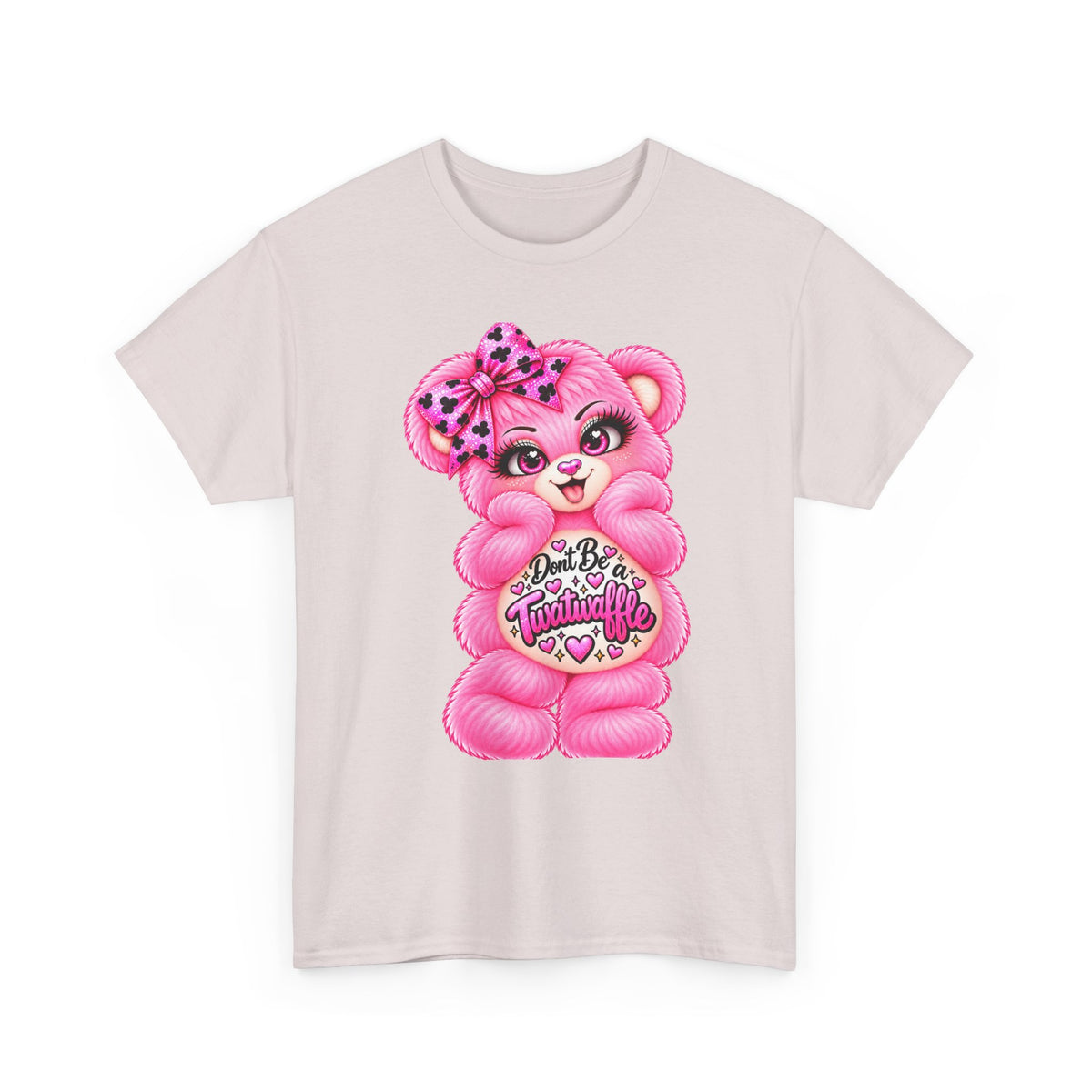 MooStache Sassy Bear Unisex Tee |  Twatwaffle Bear