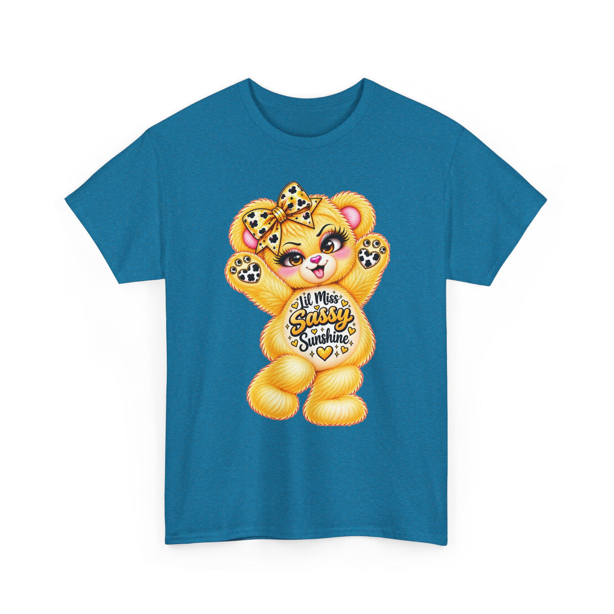 MooStache Sassy Bear Unisex Tee | Lil Miss Sunshine Bear