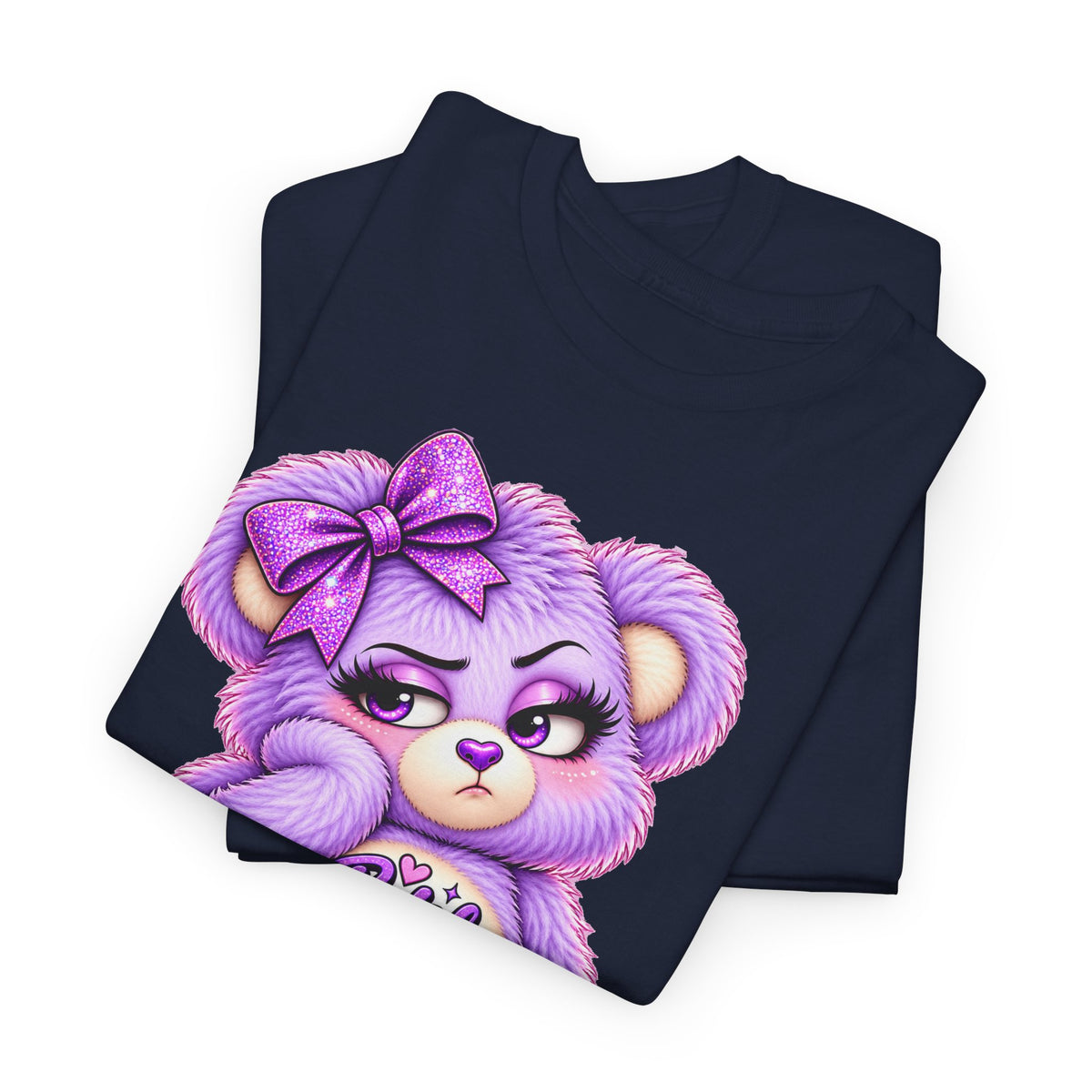 MooStache Sassy Bear Unisex Tee | Bitch Please Bear