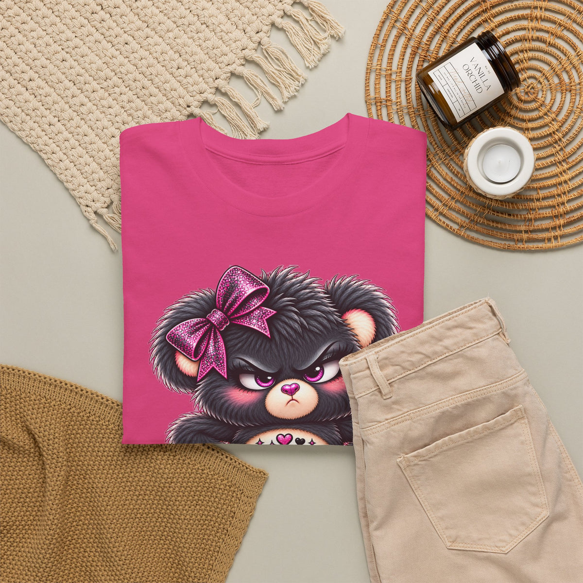 MooStache Sassy Bear Unisex Tee | FAFO Bear