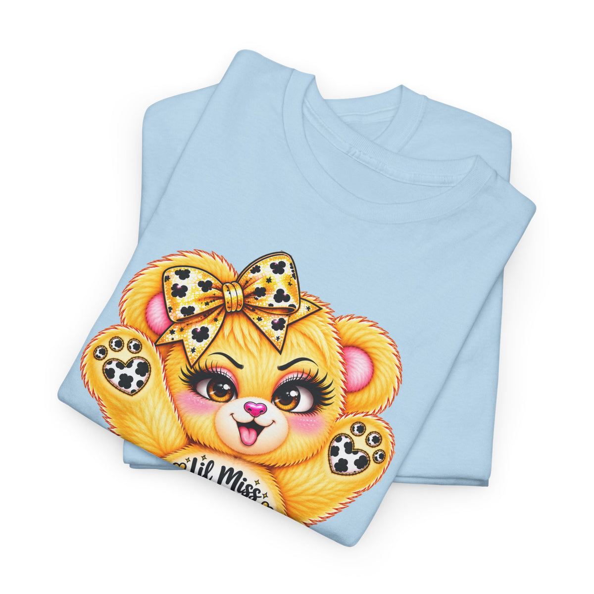 MooStache Sassy Bear Unisex Tee | Lil Miss Sunshine Bear