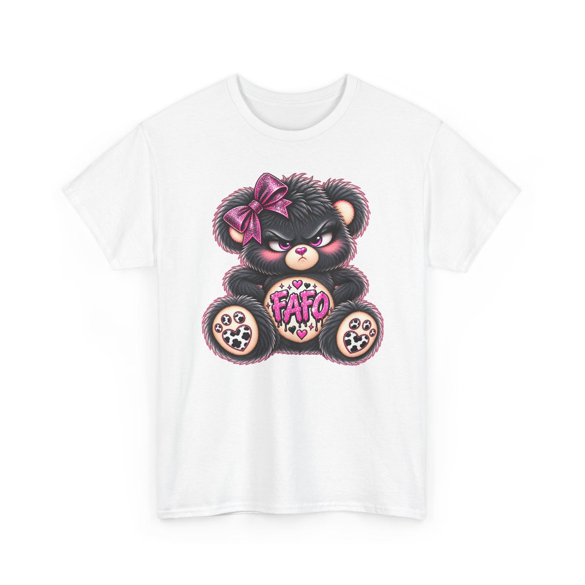 MooStache Sassy Bear Unisex Tee | FAFO Bear