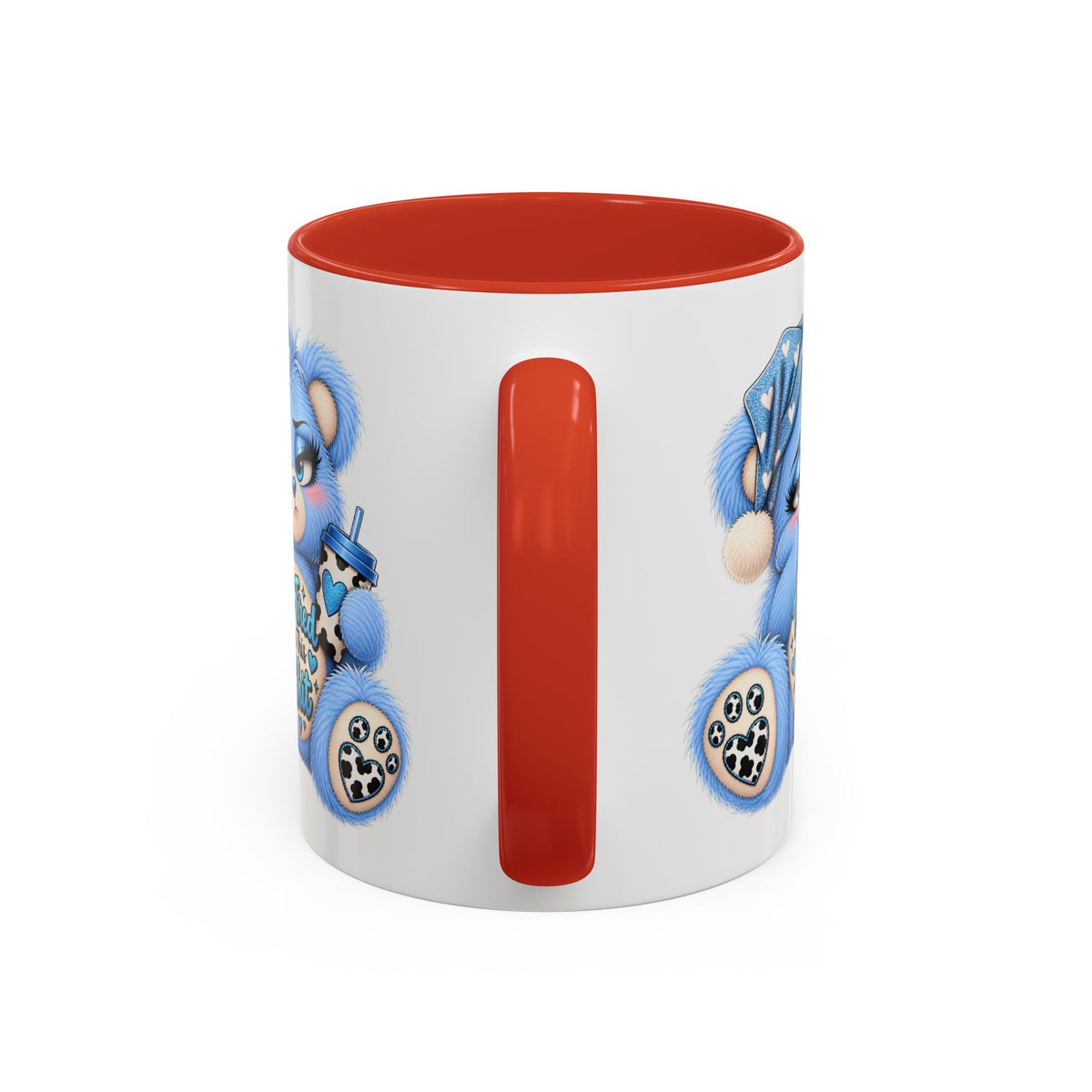 MooStache Sassy Bear Mug | Too Tired Bear