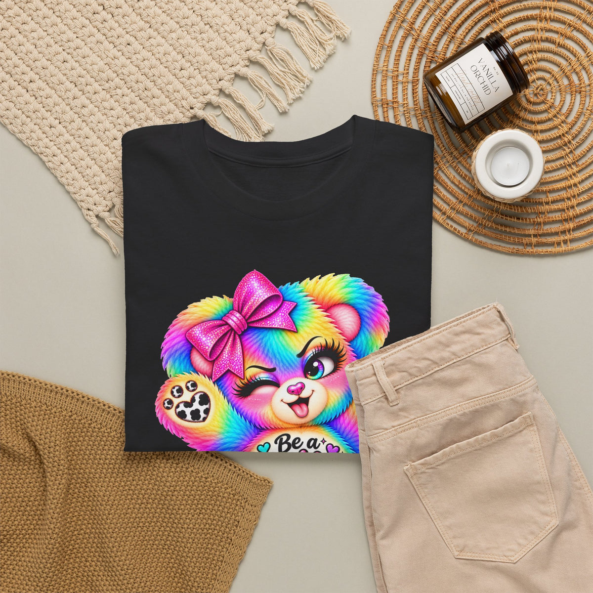 MooStache Sassy Bear Unisex Tee | Nice Human Bear