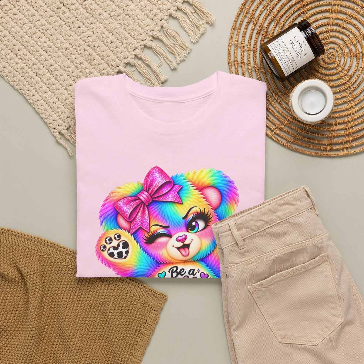 MooStache Sassy Bear Unisex Tee | Nice Human Bear