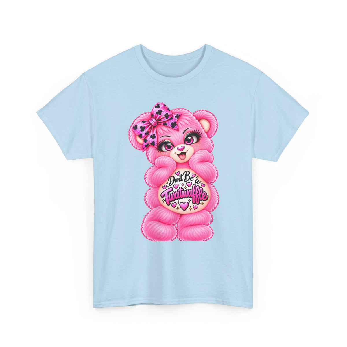 MooStache Sassy Bear Unisex Tee |  Twatwaffle Bear