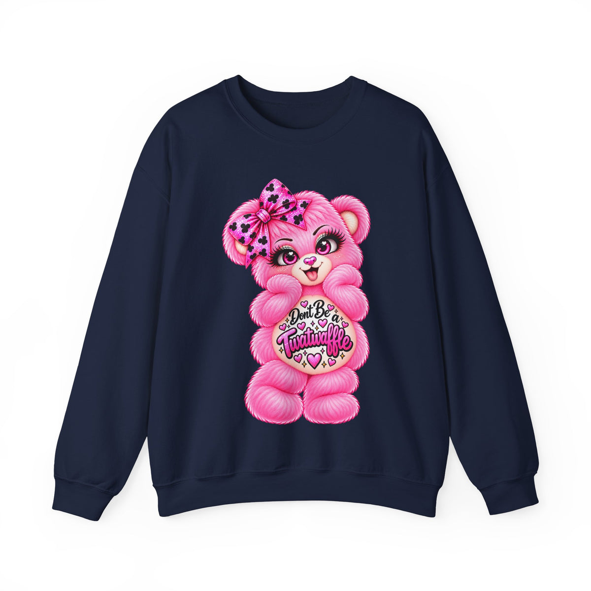 MooStache Sassy Bear Sweatshirt | Twatwaffle Bear