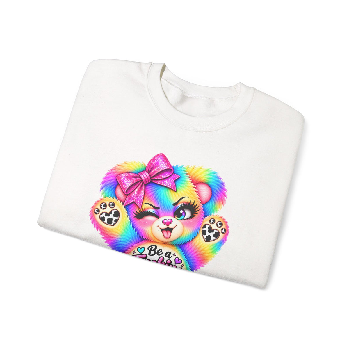 MooStache Sassy Bear Sweatshirt | Be a F*cking Mind Human Bear