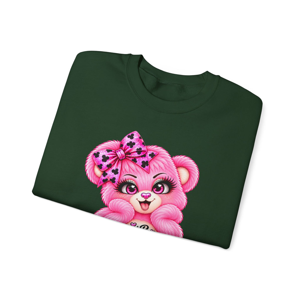 MooStache Sassy Bear Sweatshirt | Twatwaffle Bear