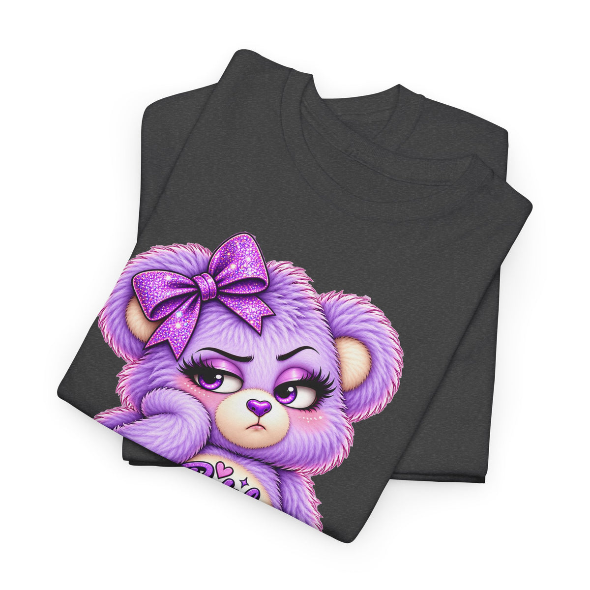 MooStache Sassy Bear Unisex Tee | Bitch Please Bear
