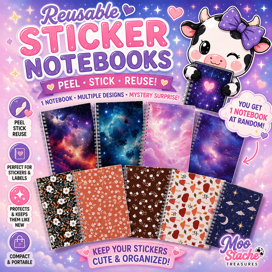 Reusable Sticker Notebook