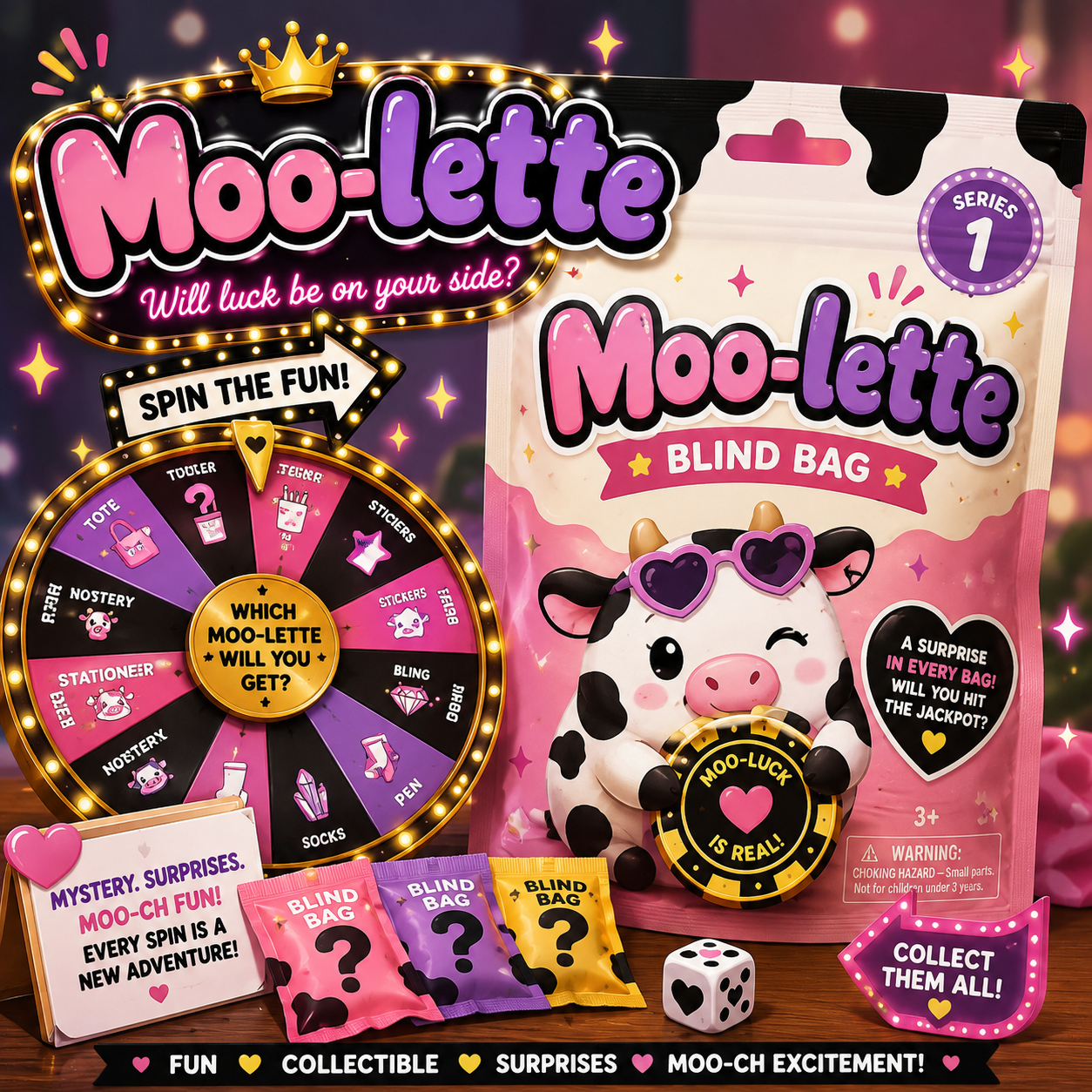 Moo-Lette Blind Bag