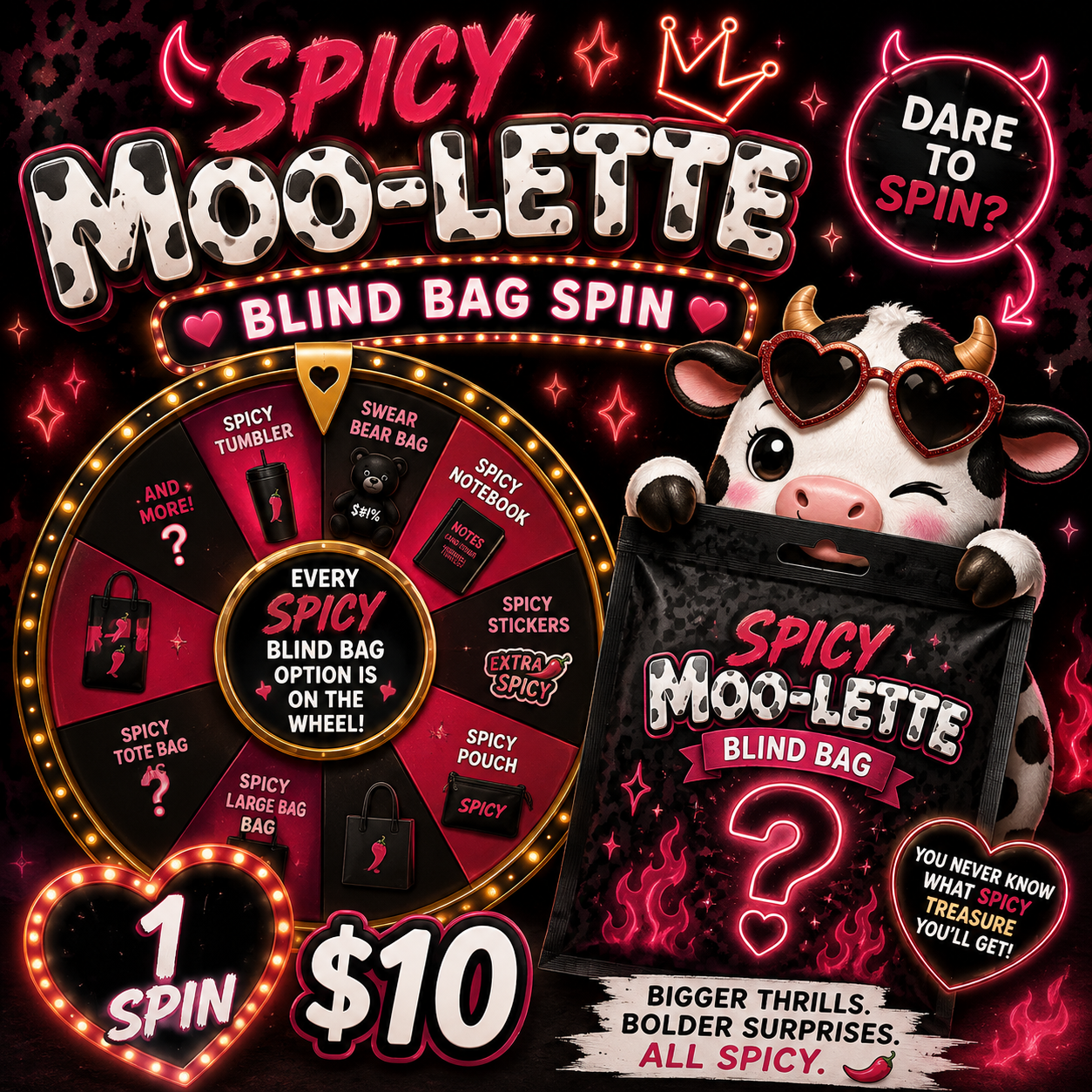Spicy Moo-lette Blind Bag