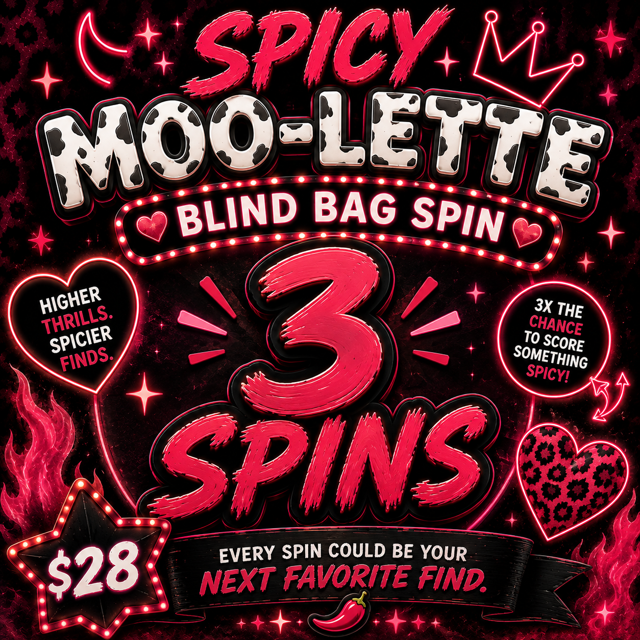Spicy Moo-lette Blind Bag