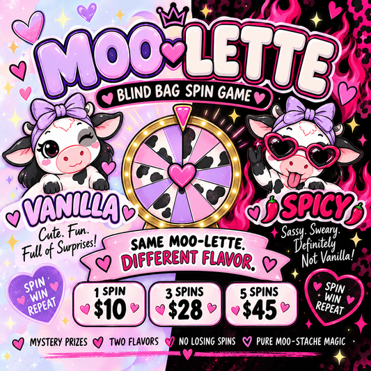 Moo-Lette: Blind Bag Spin Game