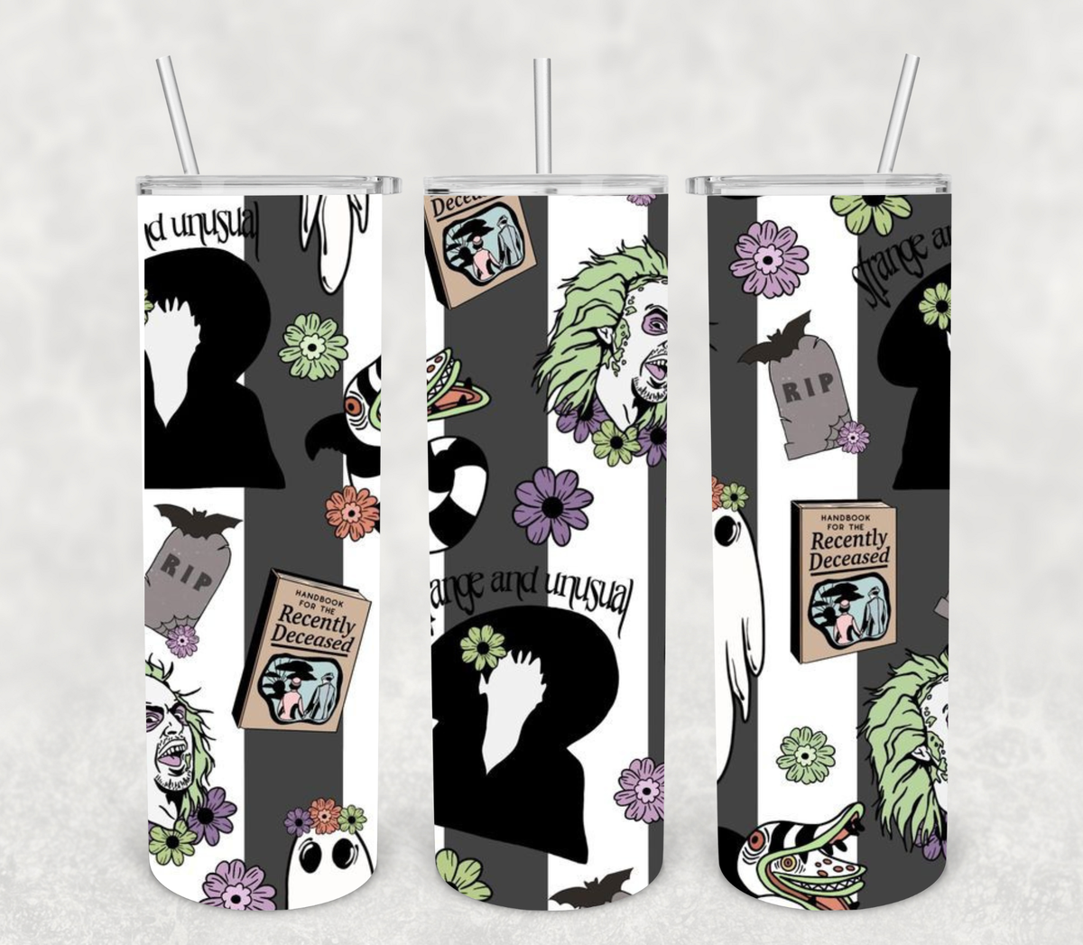 Retro Beetlejuice Tumbler