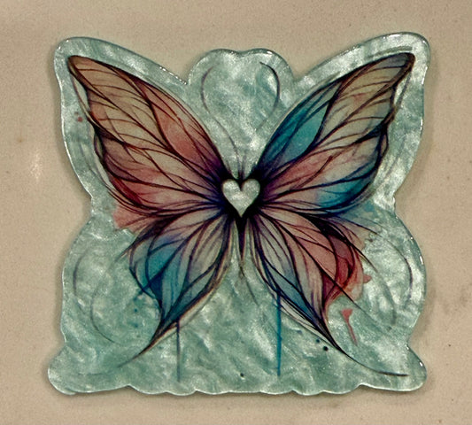 Blue Butterfly Acrylic Creations