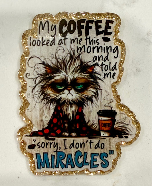 Coffee Cat Acrylic Creations